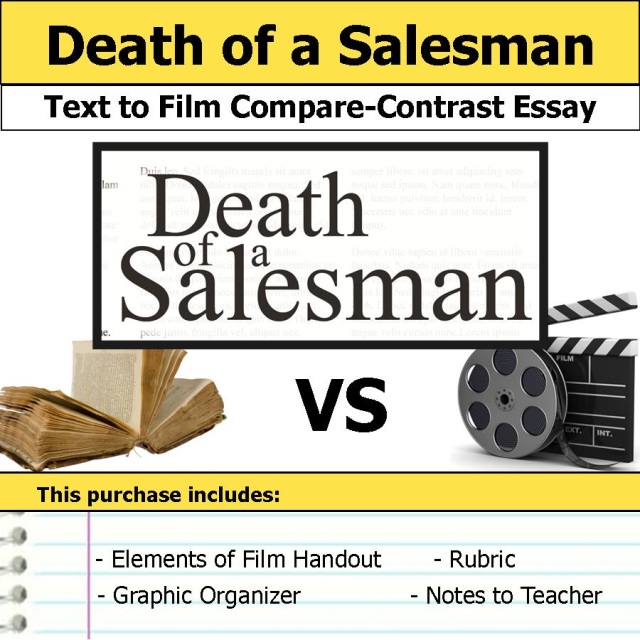 how to write compare and contrast essay death of a salesman