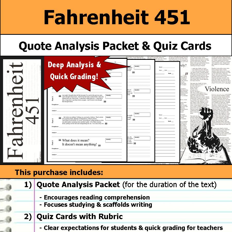fahrenheit 451 quotes and explanations